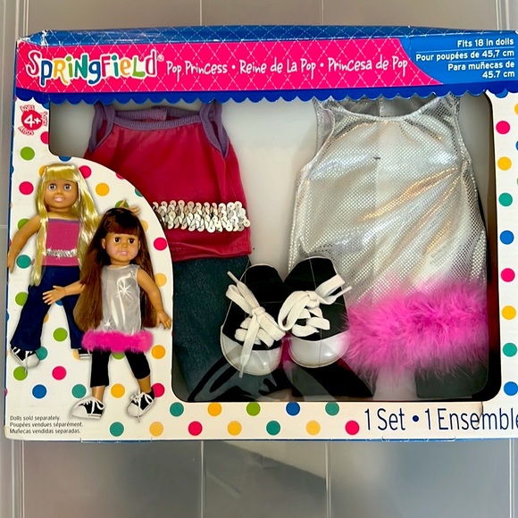 8 New Springfield Doll Outfits for 18” Dolls (Fits American Girl Dolls) - Picture 3 of 8